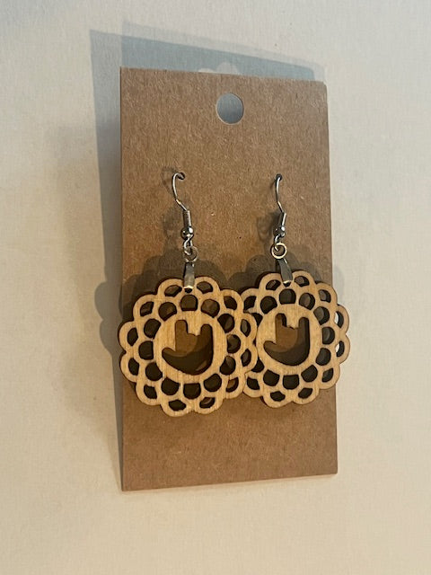 Wavy Sunrays ILY Earrings