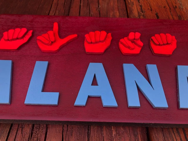 3D ASL & English Name Board