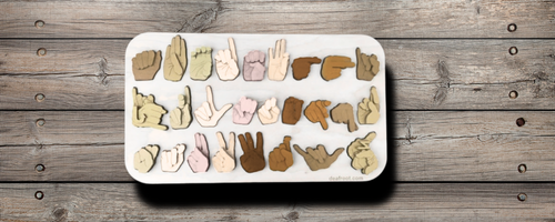 3D ASL ABC Puzzle