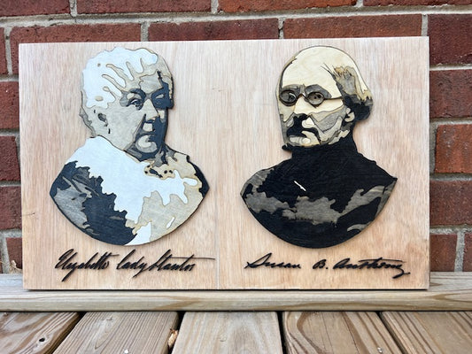 Elizabeth Cady Stanton and Susan B. Anthony