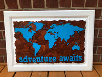 Kitchen Cabinet World Map